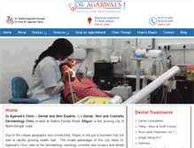 Tablet Screenshot of dragarwalsclinic.com